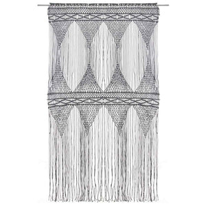 Tenda MacramÃ¨ Antracite 140x240 cm in Cotone  cod mxl 67458