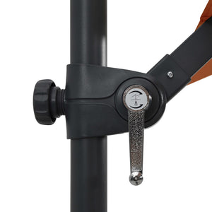 Ombrellone a Sbalzo con LED 250x250 cm Terracotta 312311