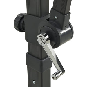 Ombrellone da giardino decentrato con palo e luci LED rosse 250 cm bordeaux 02_0008526