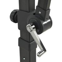 Ombrellone a Sbalzo con Palo e Luci a LED Sabbia 300 cm 312328