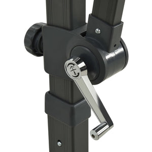 Ombrellone da giardino decentrato con palo e luci LED 300 cm tortora 02_0008537