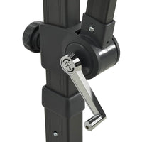 Ombrellone a Sbalzo con Palo e Luci a LED Tortora 300 cm 312331