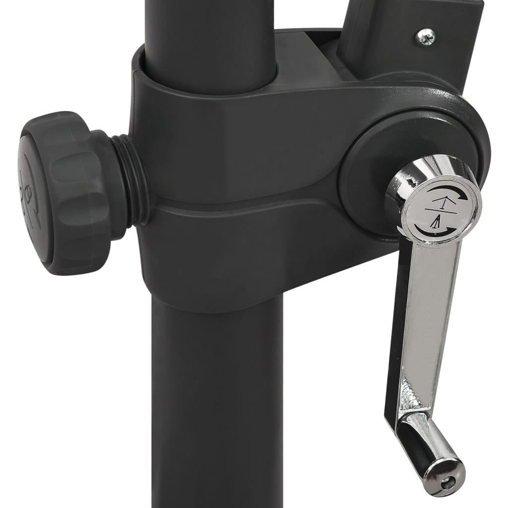 Ombrellone da giardino con palo laterale e luci LED sabbia 300 cm 02_0008531