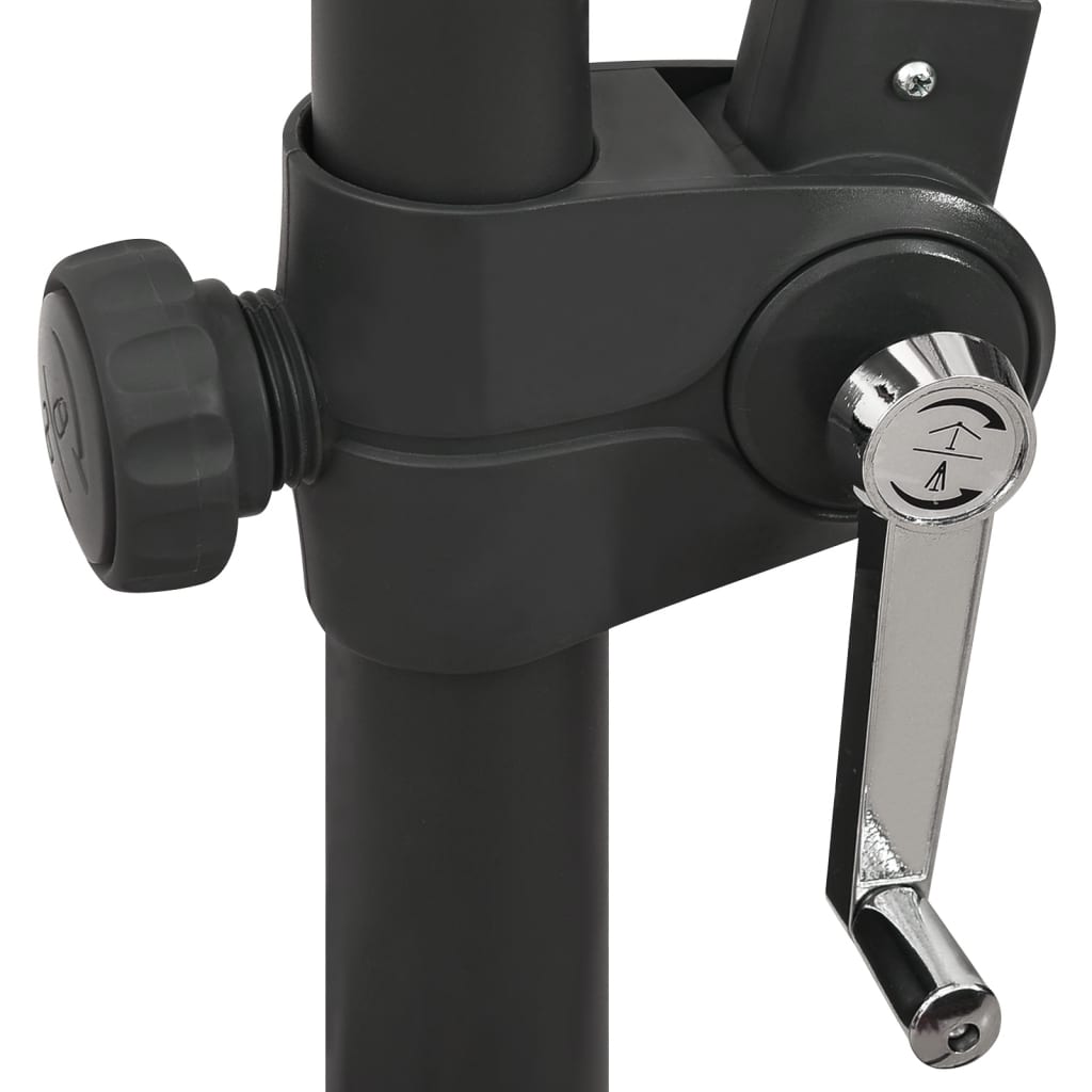 Ombrellone a Sbalzo con Palo e Luci a LED Sabbia 300 cm 312336