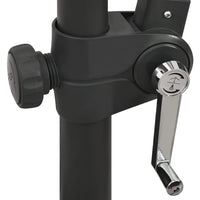 Ombrellone a Sbalzo con Palo e Luci a LED Sabbia 300 cm 312336