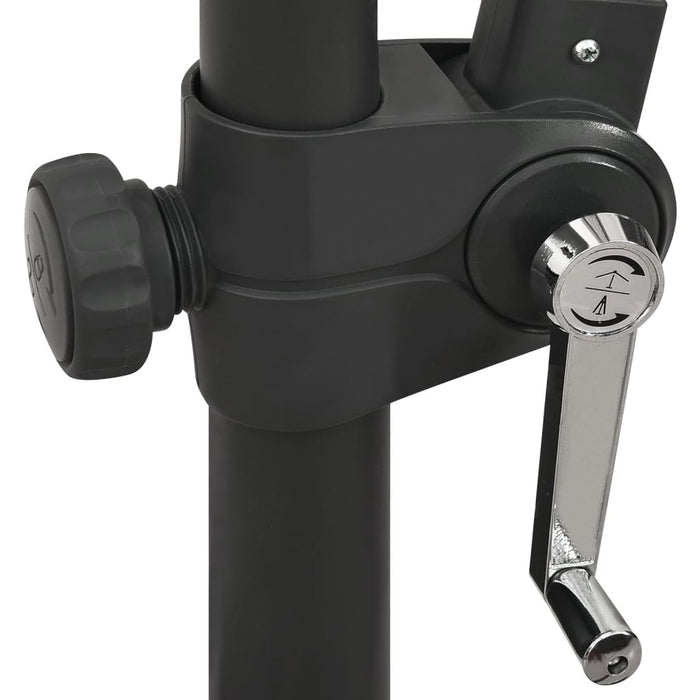 Ombrellone a Sbalzo con Palo e Luci a LED Sabbia 300 cm 312336