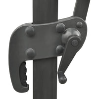 Ombrellone a Sbalzo con Palo e Luci a LED Azzurro 300 cm 312349