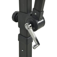 Ombrellone a Sbalzo con Doppia Copertura 250x250 cm Blu 312365