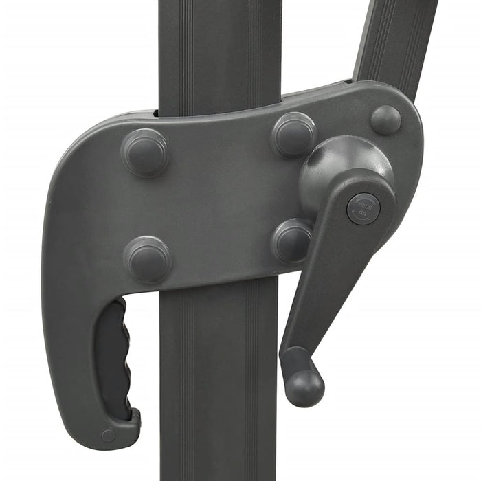 Ombrellone da giardino a sbalzo con doppia cima Sabbia 400x300 cm 312369