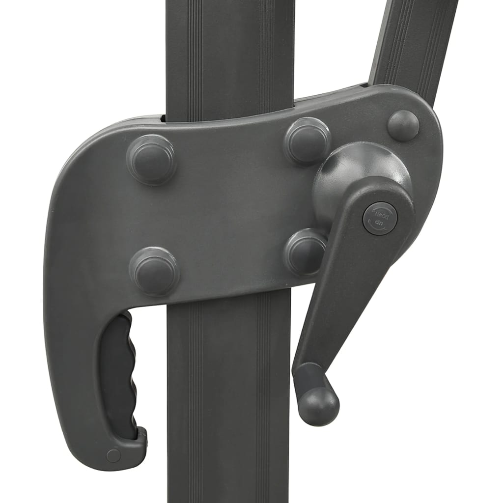 Ombrellone decentrato con doppio tetto 300 x 300 cm blu 02_0008557