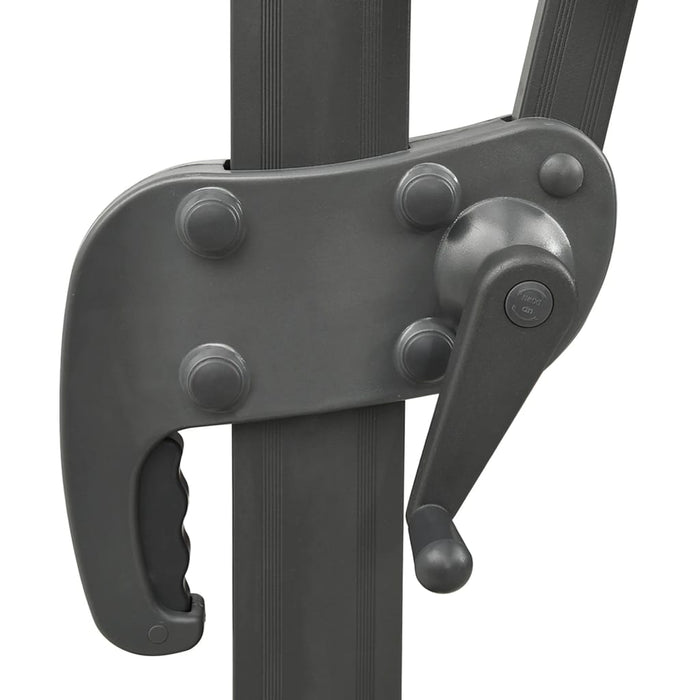 Ombrellone decentrato con doppio tetto 400 x 300 cm blu 02_0008567