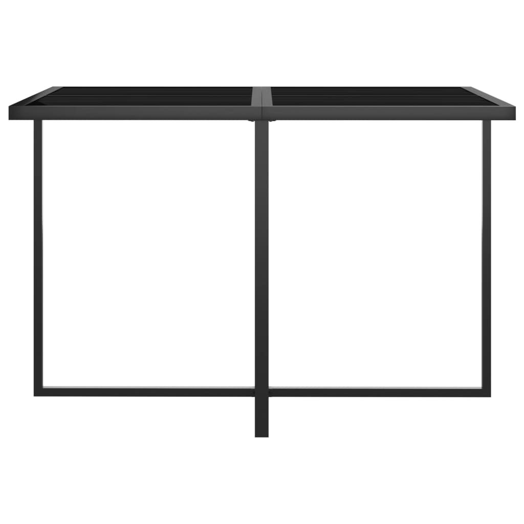 Set da Pranzo da Giardino 5 pz con Cuscini in Polyrattan Grigio 313117