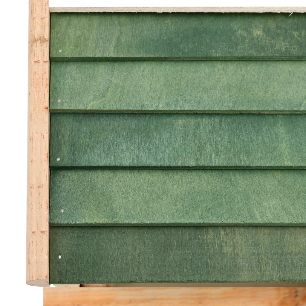 Mangiatoia per Uccelli in Legno Massello 35x29,5x21cm 314819