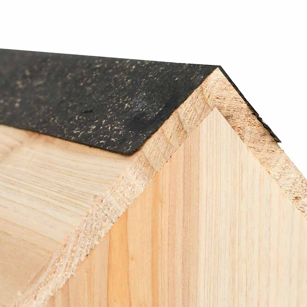 Casetta per Scoiattoli in Legno Massello di Abete 26x25x29 cm 314821