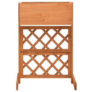 Fioriera da giardino a traliccio 45 x 30 x 74 cm in legno di abete 02_0000877