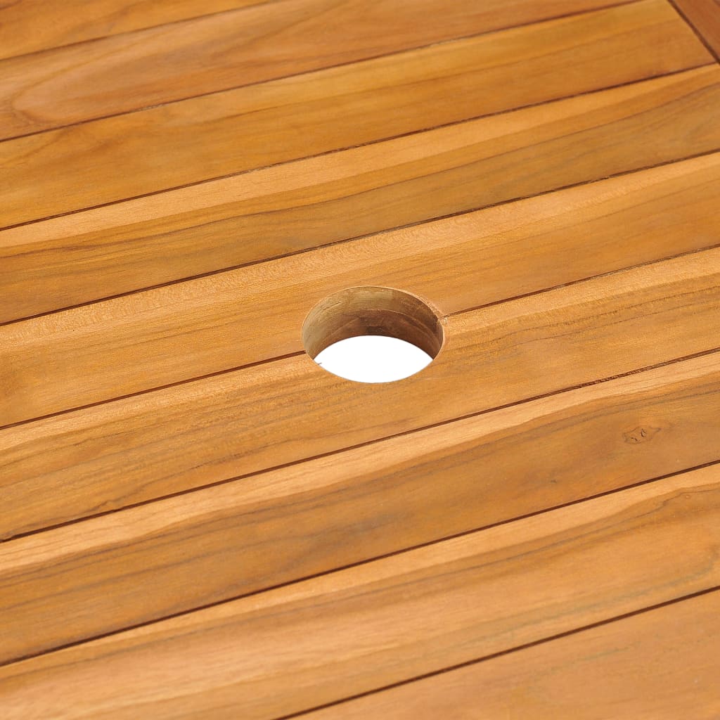 Tavolo da Giardino 150x90x75 cm in Legno Massello di Teak cod mxl 34500