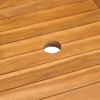 Tavolo da Giardino 150x90x75 cm in Legno Massello di Teak cod mxl 34500
