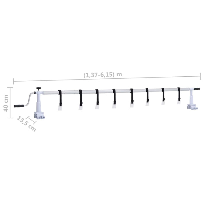 Rullo di Copertura per Piscina con Base in Plastica cod mxl 46210