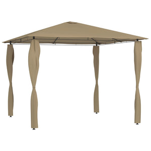 Gazebo con Montanti Rivestiti 3x3x2,6 m Talpa 160 g/mÂ²