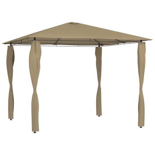Gazebo con Montanti Rivestiti 3x3x2,6 m Talpa 160 g/mÂ²