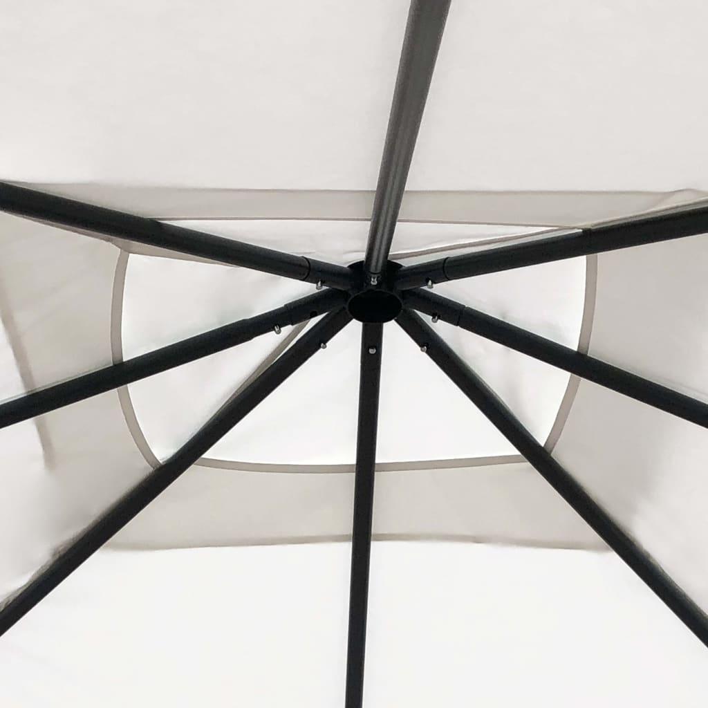 Gazebo 3x3x2,6 m Crema 160 g/m² 313608