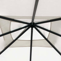 Gazebo 3x3x2,6 m Crema 160 g/m² 313608
