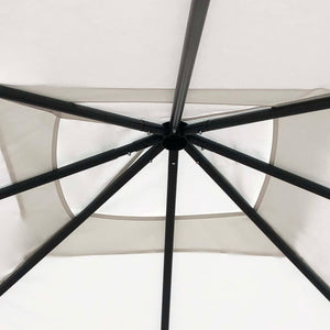 Gazebo 3x3x2,6 m Crema 160 g/m² 313608