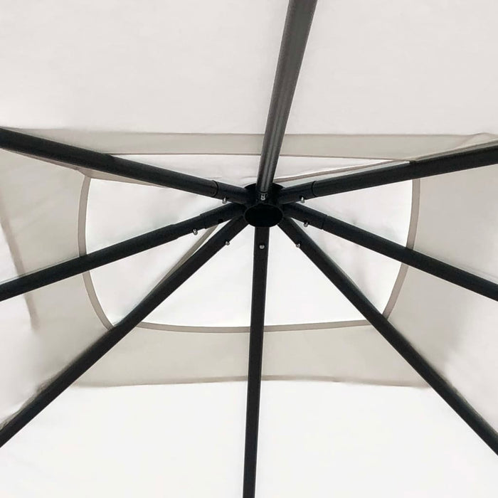 Gazebo 3x3x2,6 m Crema 160 g/m² 313608