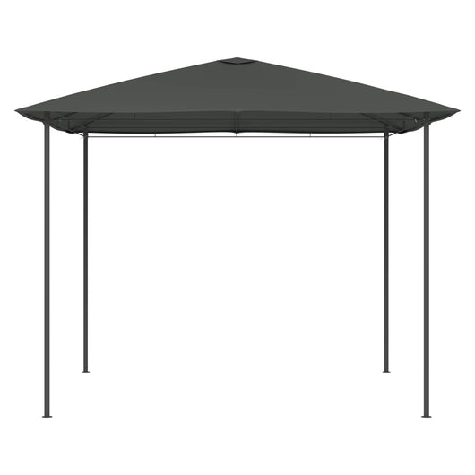 Gazebo 3x3x2,6 m Antracite 160 g/mÂ²