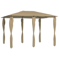 Gazebo con Montanti Rivestiti 3x4x2,6 m Talpa 160 g/mÂ²