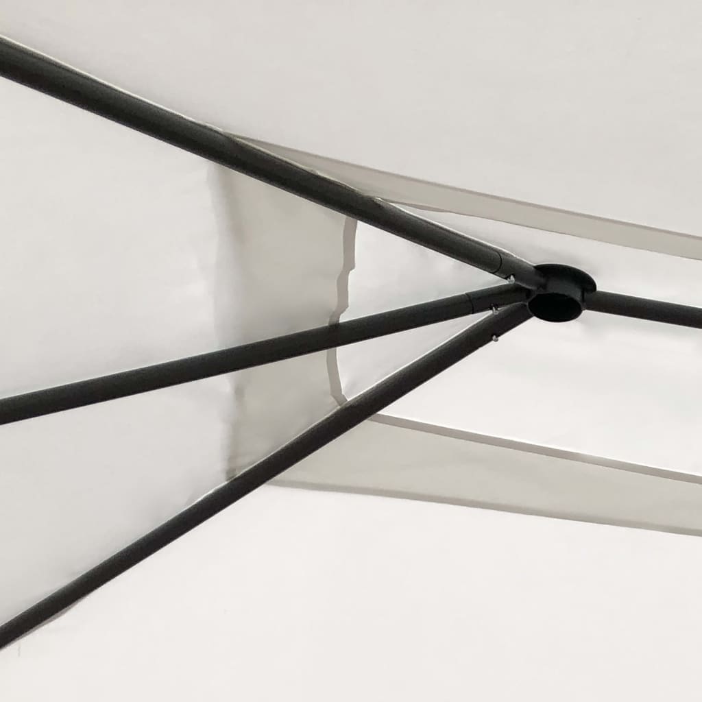 Gazebo 3x4x2,6 m Crema 160 g/mÂ²