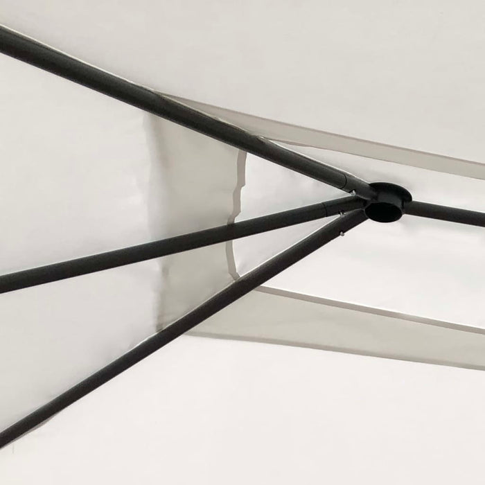 Gazebo 3x4x2,6 m Crema 160 g/mÂ²