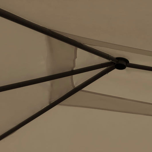 Gazebo 3x4x2,6 m Grigio Talpa 160 g/m² 313615