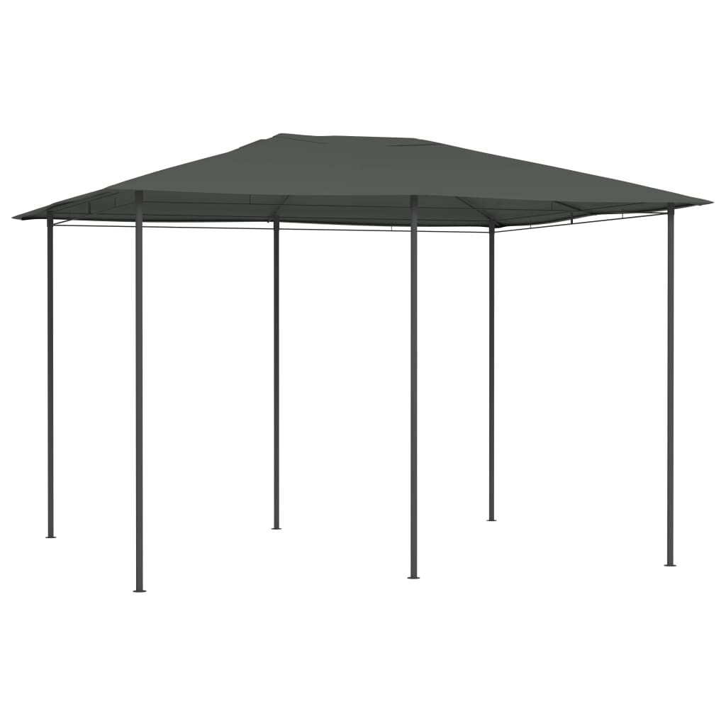 Gazebo 3x4x2,6 m Antracite 160 g/mÂ²