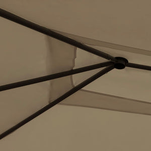 Gazebo con Montanti Rivestiti 2,98x5,3x2,59 m Talpa 160 g/m² 313618