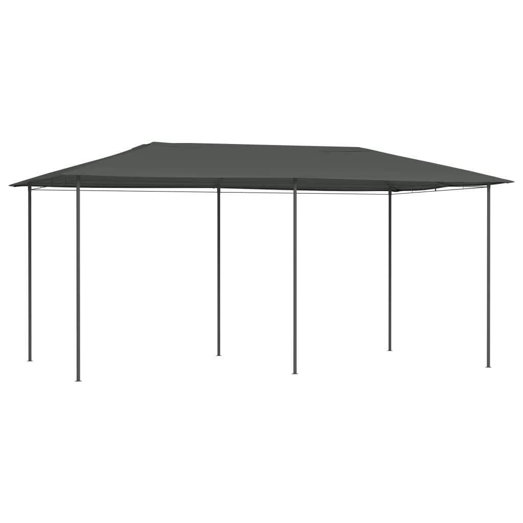 Gazebo 2,98x5,3x2,59 m Antracite 160 g/mÂ²