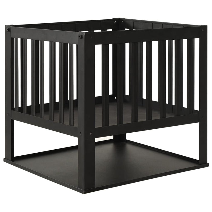 Focolare per camino 40 x 40 x 40 cm acciaio nero 02_0005908