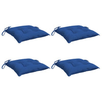Cuscini per Sedia 4 pz Blu 40x40x7 cm in Tessuto Oxford 314891
