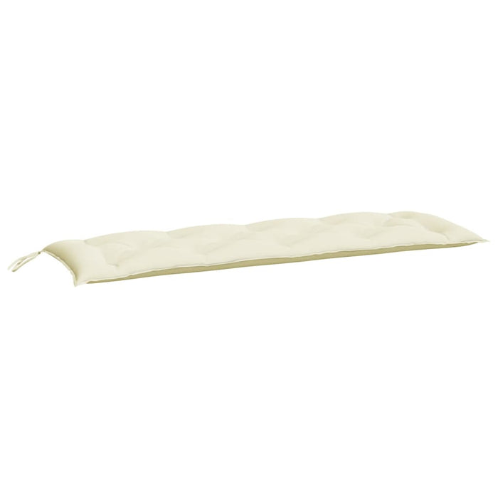 Cuscino per Panca Bianco Crema 150x50x7 cm in Tessuto Oxford 314958