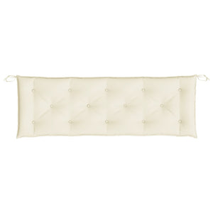 Cuscino per Panca Bianco Crema 150x50x7 cm in Tessuto Oxford 314958