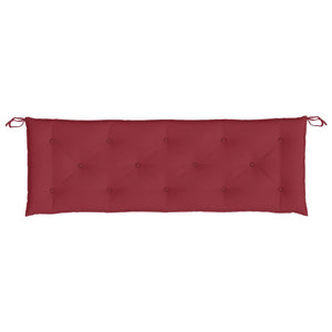 Cuscino per Panca Rosso Vino 150x50x7 cm in Tessuto Oxford 314965