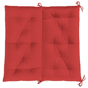 Cuscino per Panca Rosso 100x(50+50)x7cm in Tessuto Oxford 314998
