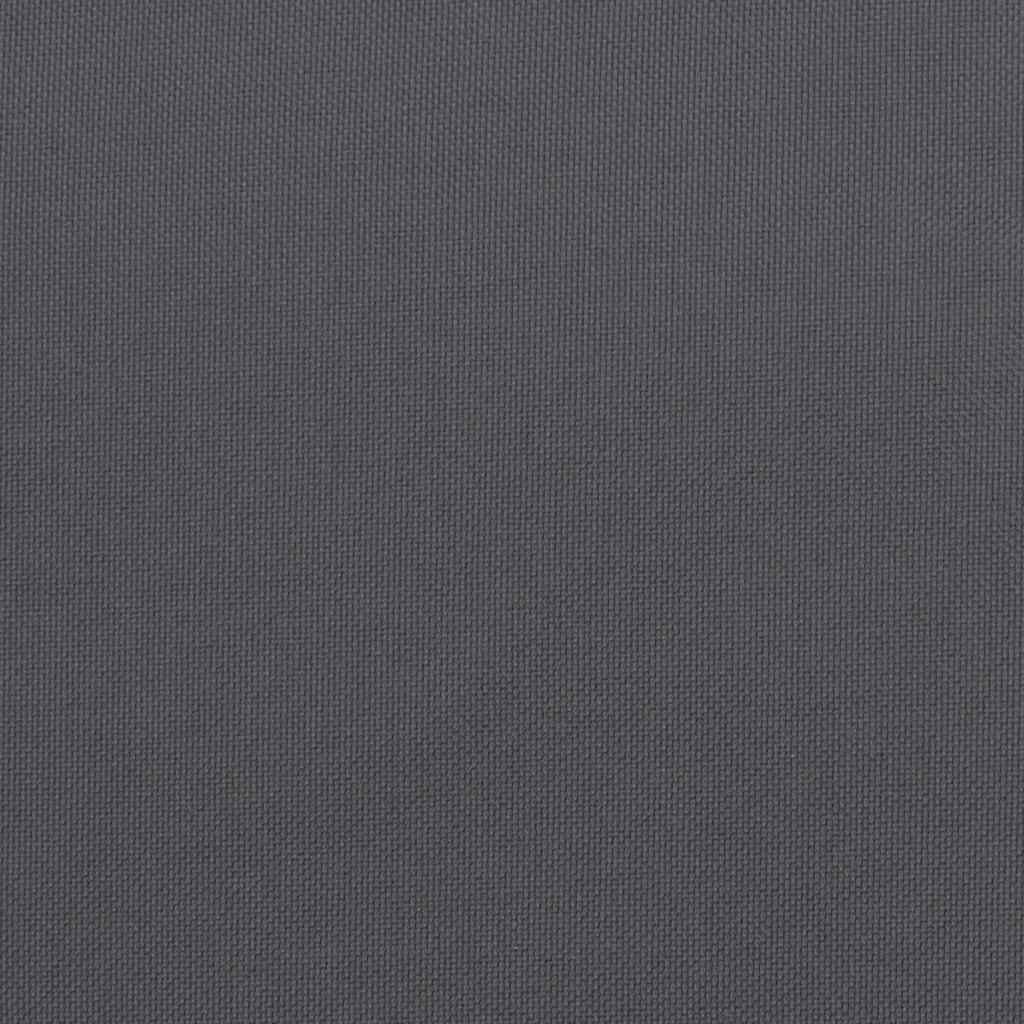 Cuscino per Panca Antracite 120x(50+50)x7cm in Tessuto Oxford 315004