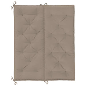 Cuscini per Panca 2 pz Tortora 120x50x7 cm in Tessuto Oxford 315012