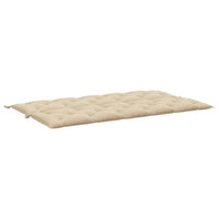 Cuscino per Panca Beige 180x(50+50)x7 cm in Tessuto Oxford
