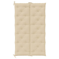 Cuscino per Panca Beige 180x(50+50)x7 cm in Tessuto Oxford