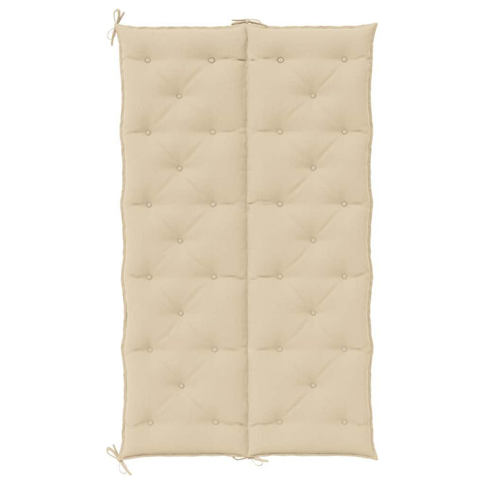 Cuscino per Panca Beige 180x(50+50)x7 cm in Tessuto Oxford