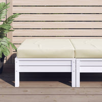 Cuscino per Pavimento e Pallet 60x60x6 cm Crema in Tessuto cod mxl 52506