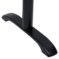 Gambe per Tavolino da Bistr¨° 2 pz-Set di 2 Gamba per Tavolo Nero 61x8x72 cm in Ghisa