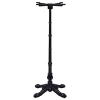 Gamba per Tavolino da Bistr¨°-Gamba per Tavolo Nero 52x52x108 cm in Ghisa
